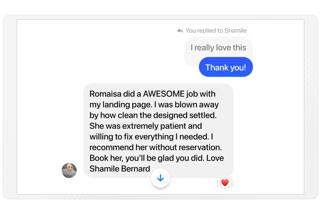 Appreciation from The Love Doctor